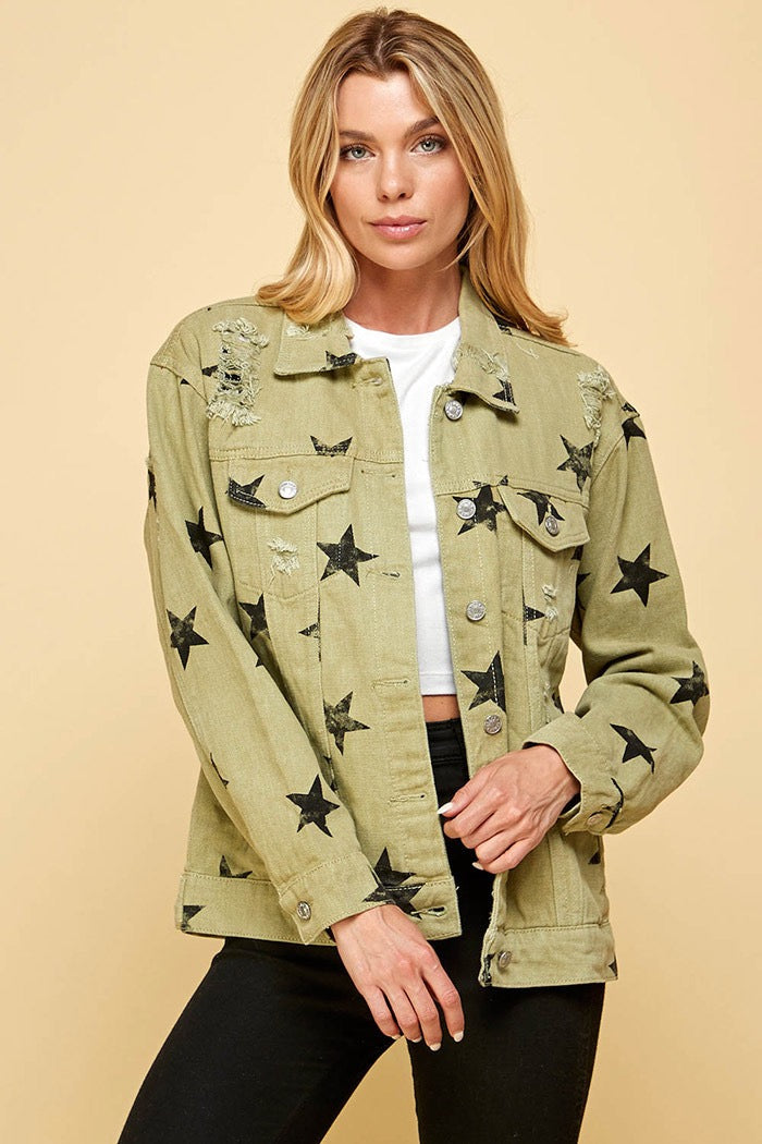 Finley Star Denim Jacket