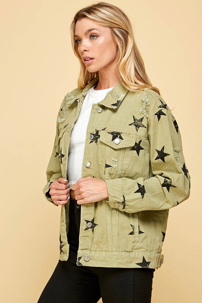 Finley Star Denim Jacket