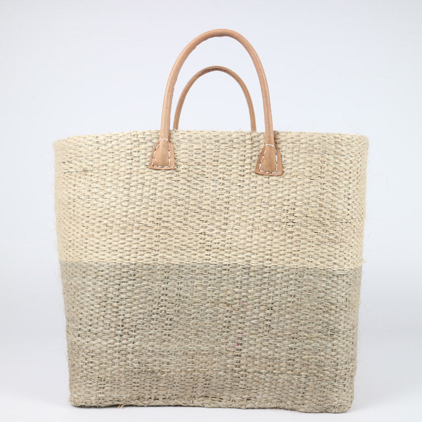 Bag Sisal - Grey & Natural